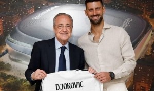 2025世俱杯投注-德约科维奇现场观看皇马比赛&amp;获赠球衣，与弗洛伦蒂诺合影