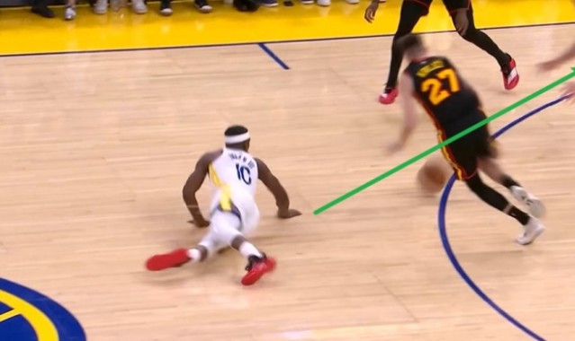 勇三疯来了！巴特勒身先士卒倒地扑抢+库里三分 勇士10-0打停老鹰